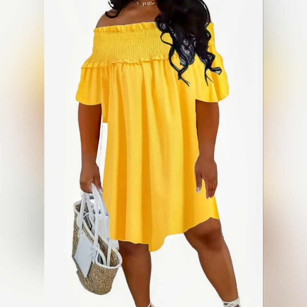 OFF THE SHOULDER HIGH LOW MINI DRESS